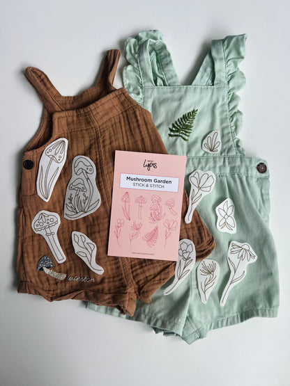 Mushroom Garden Stick & Stitch Embroidery Pack