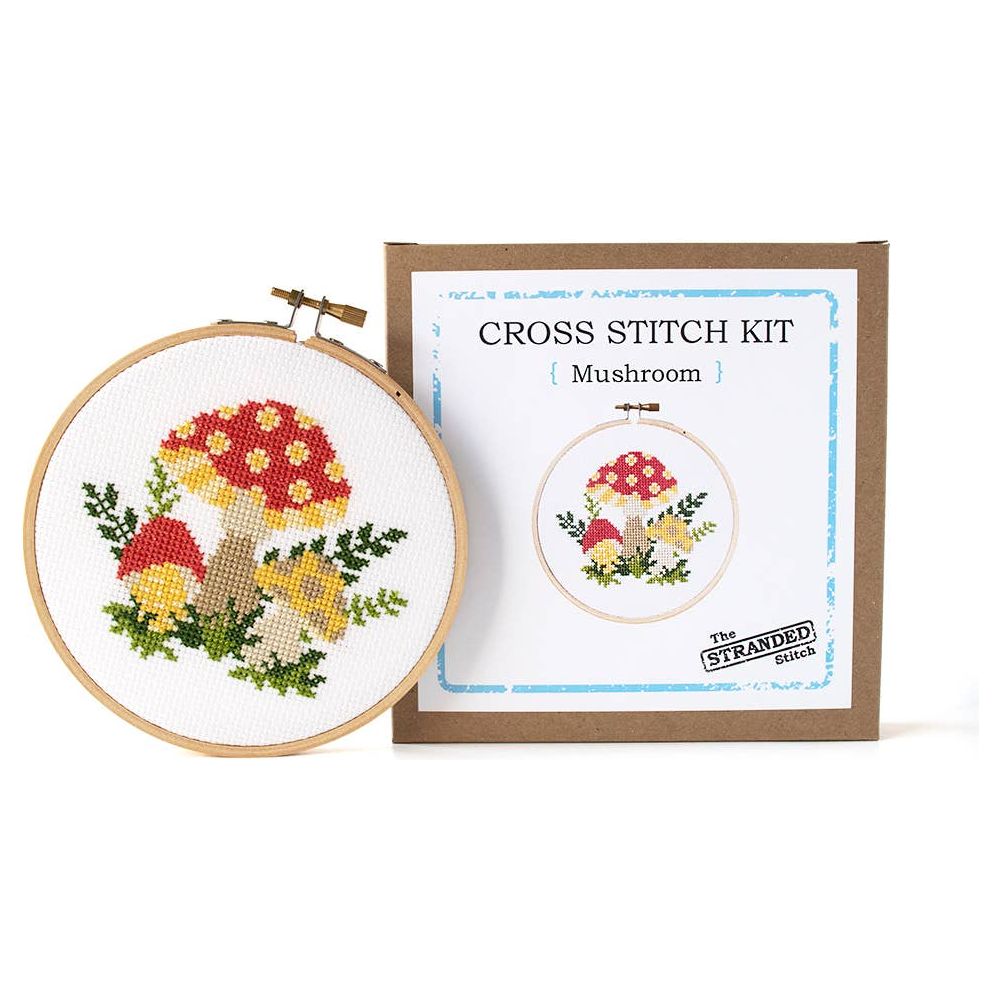 Mushroom Cross Stitch Kit
