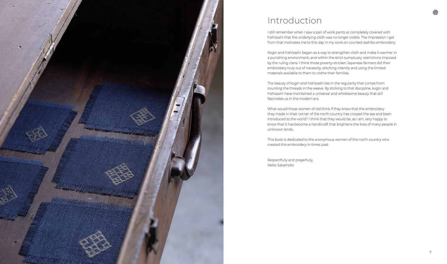 Counted Sashiko Embroidery Book