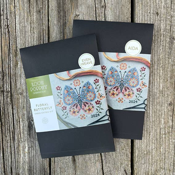 Floral Butterfly Cross Stitch Kit