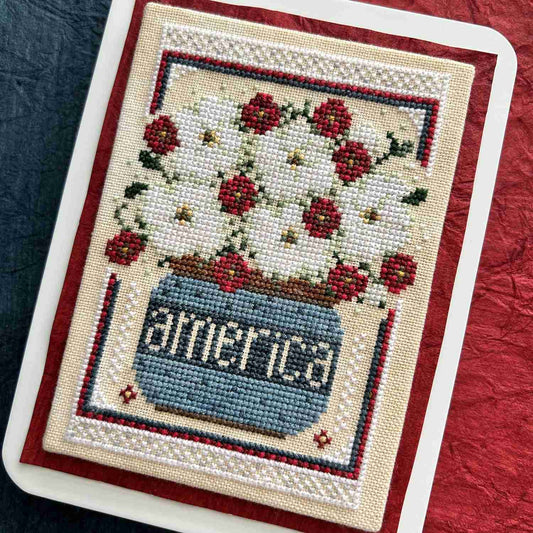 Patriotic Petunias Pattern