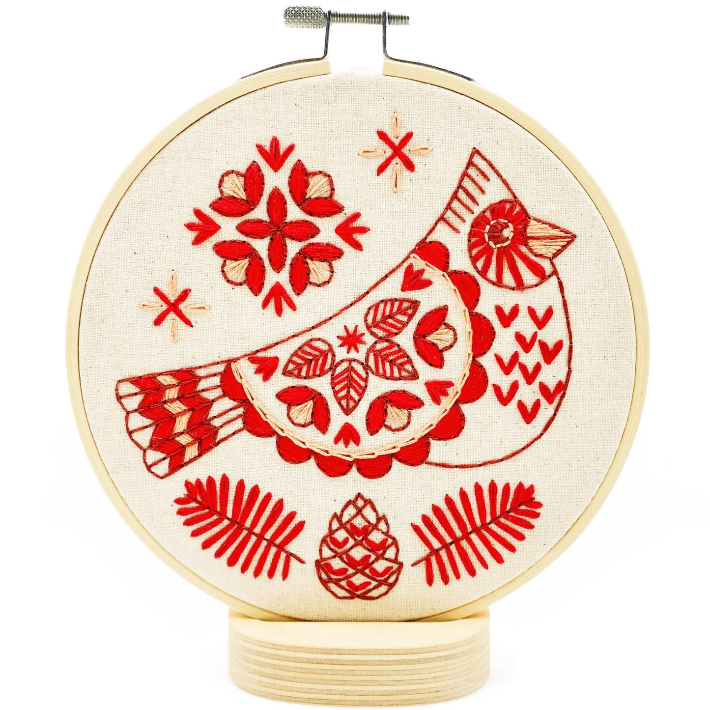 Cardinal Embroidery Kit