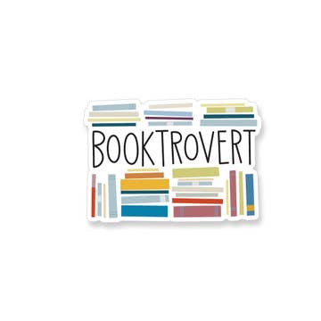 Booktrovert Vinyl Sticker