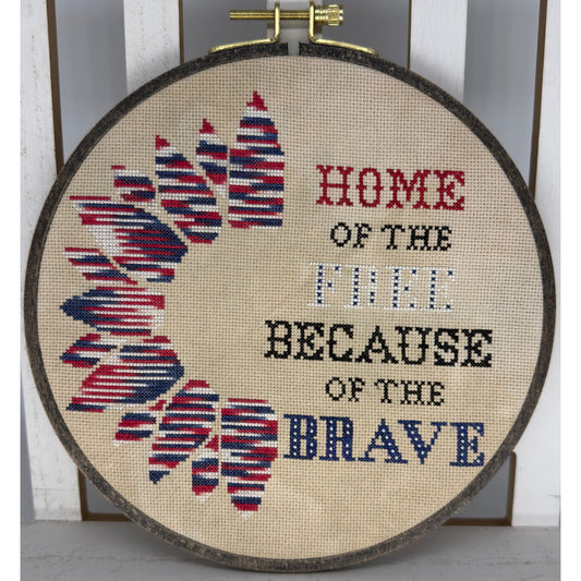 Patriotic Sunflower Pattern