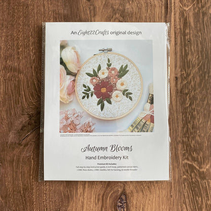 Autumn Blooms Embroidery Kit