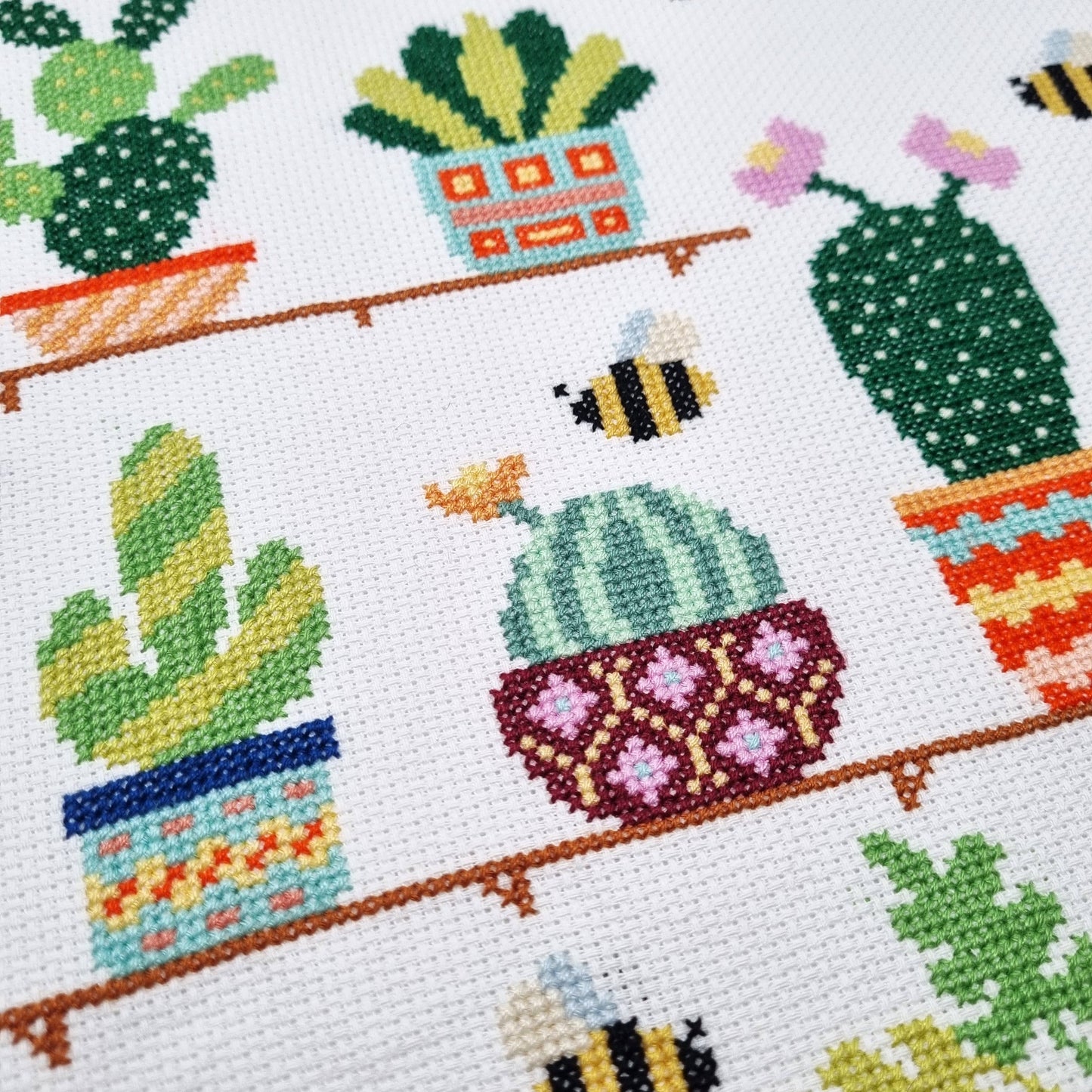 Cacti Counted Cross Stitch Kit