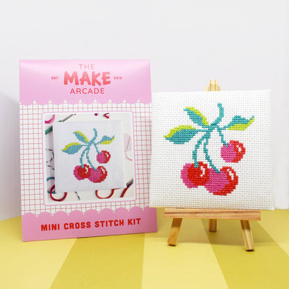 Cherries Mini Cross Stitch Kit