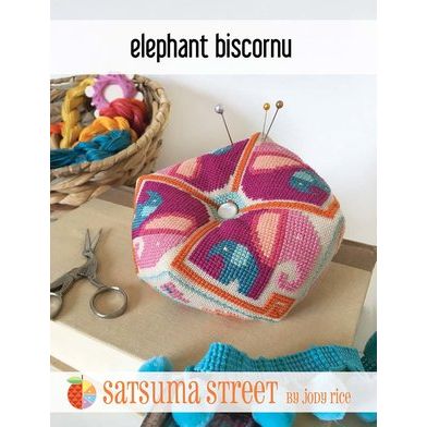 Elephant Biscornu Pattern