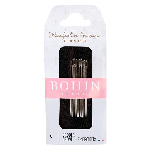 Bohin Embroidery Needles Size 9