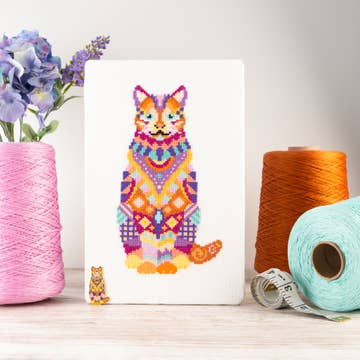 Mandala Cat Pattern
