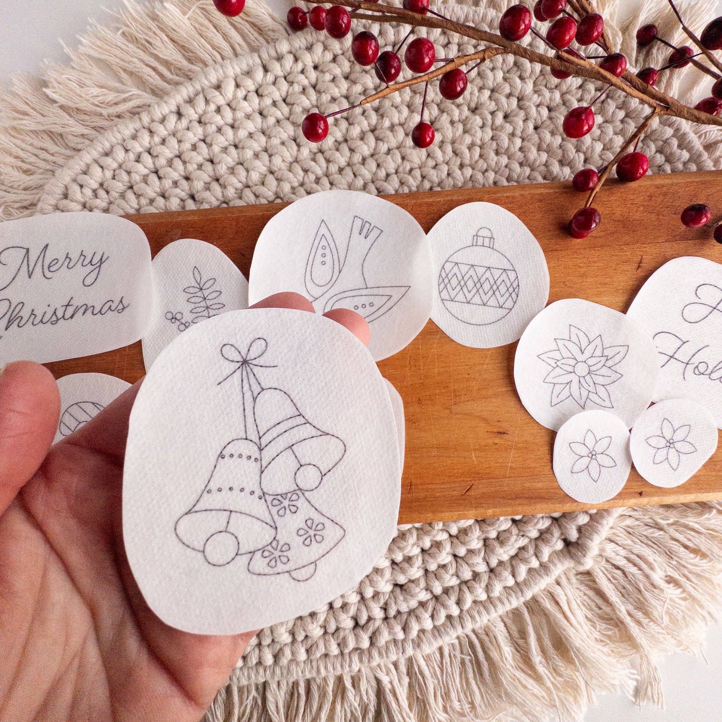 Stick and Stitch Christmas Embroidery Patterns