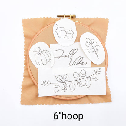 Fall Stick & Stitch Embroidery Patterns