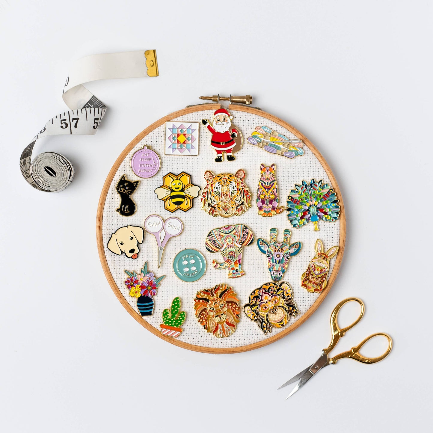 Mandala Peacock Needle Minder
