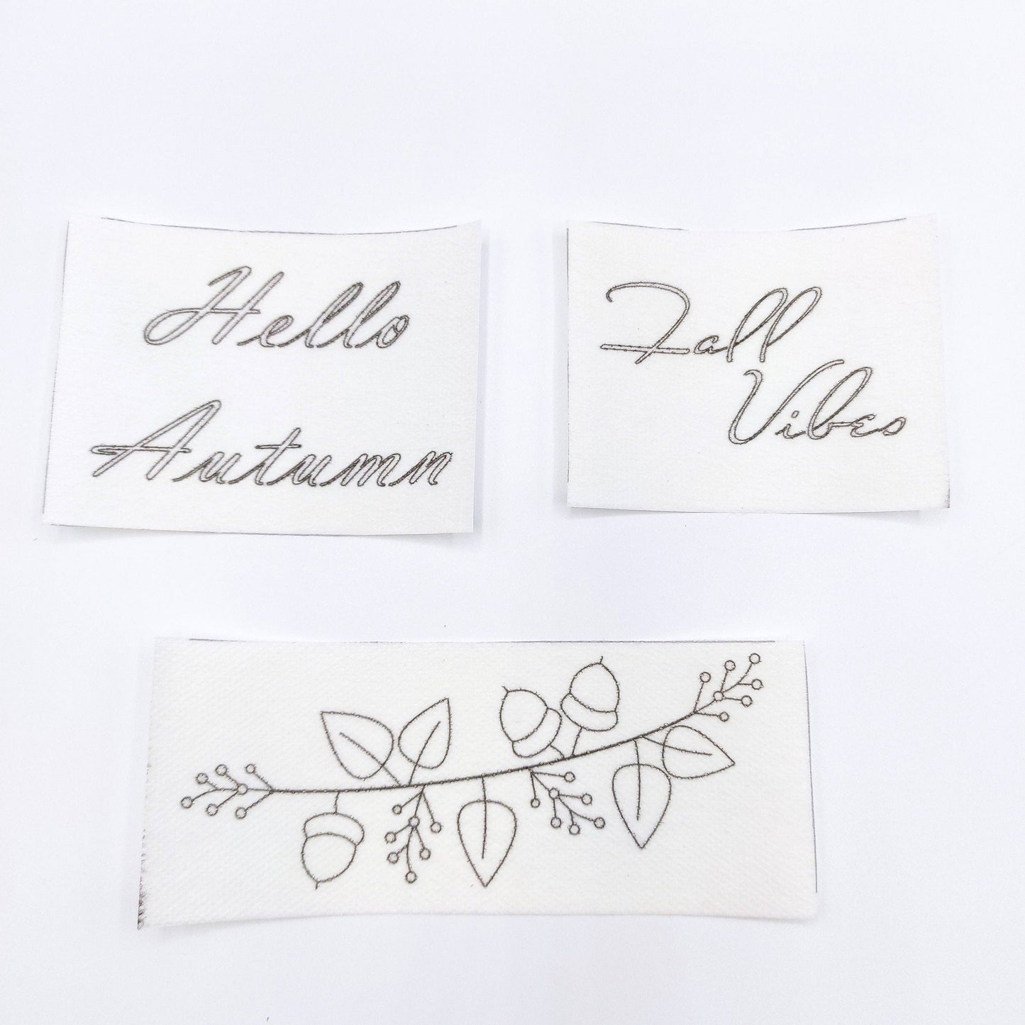 Fall Stick & Stitch Embroidery Patterns