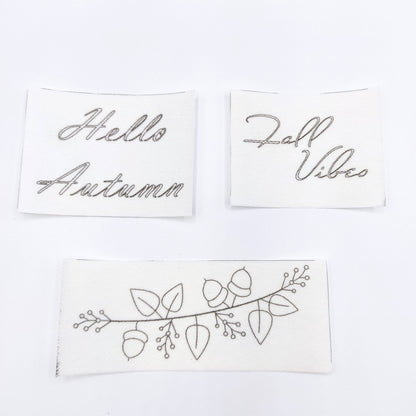Fall Stick & Stitch Embroidery Patterns