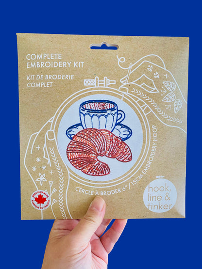 Croissant Embroidery Kit