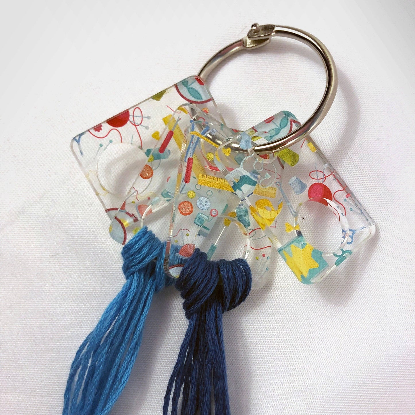 Acrylic Floss Drops Sewing Notions