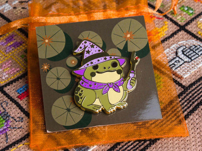 Kikker Tovenaar Needle Minder