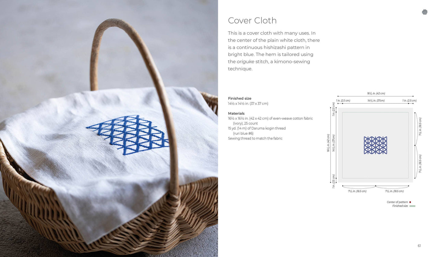 Counted Sashiko Embroidery Book