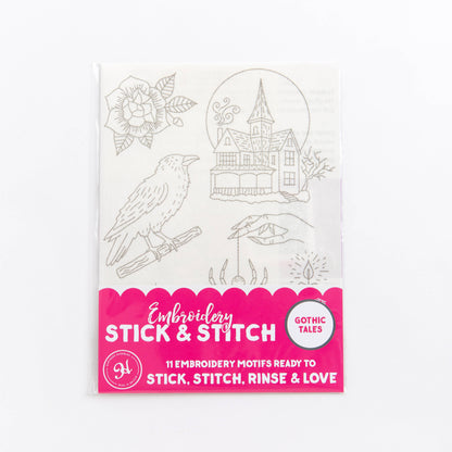 Gothic Tales Stick & Stitch Embroidery Pack