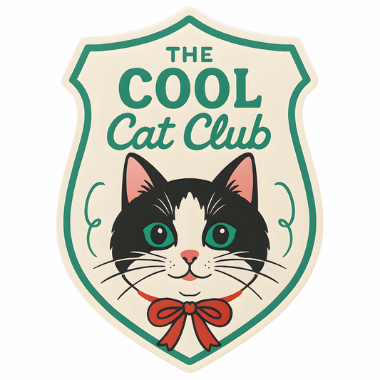 Cool Cat Club Sticker