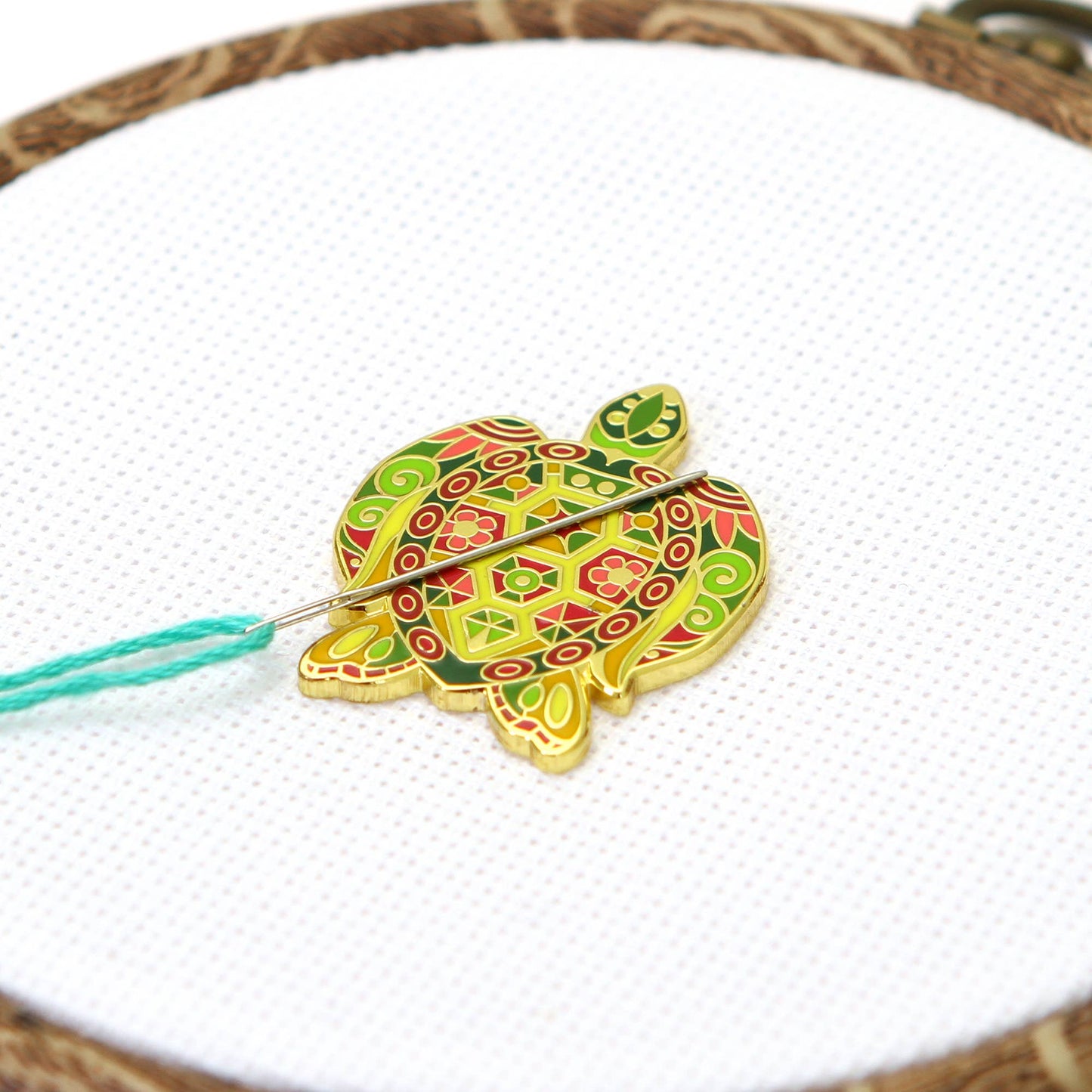 Mandala Turtle - Magnetic Needle Minder Set #1