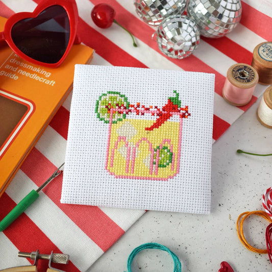 Spicy Margarita Mini Cross Stitch Kit