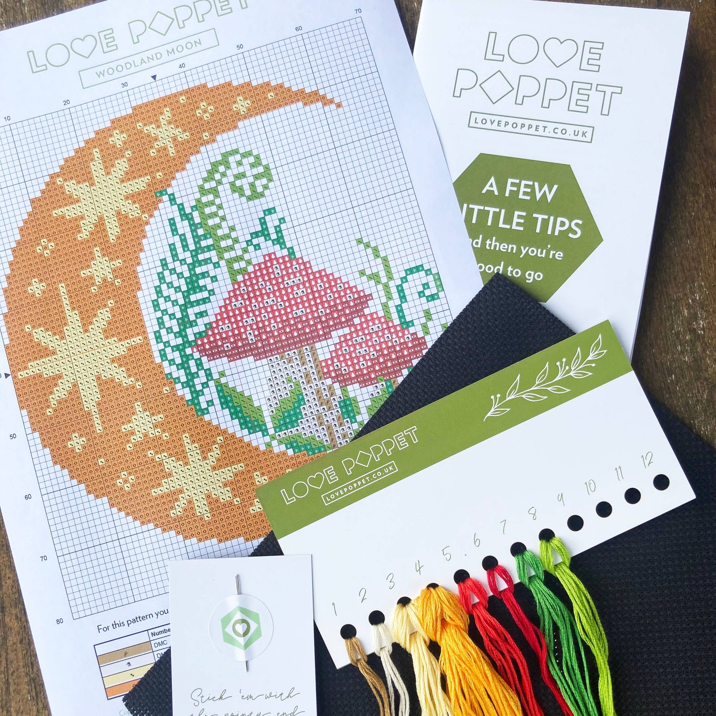 Woodland Moon Cross Stitch Kit
