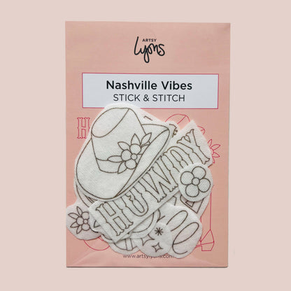 Nashville Vibes Stick & Stitch Embroidery Pack