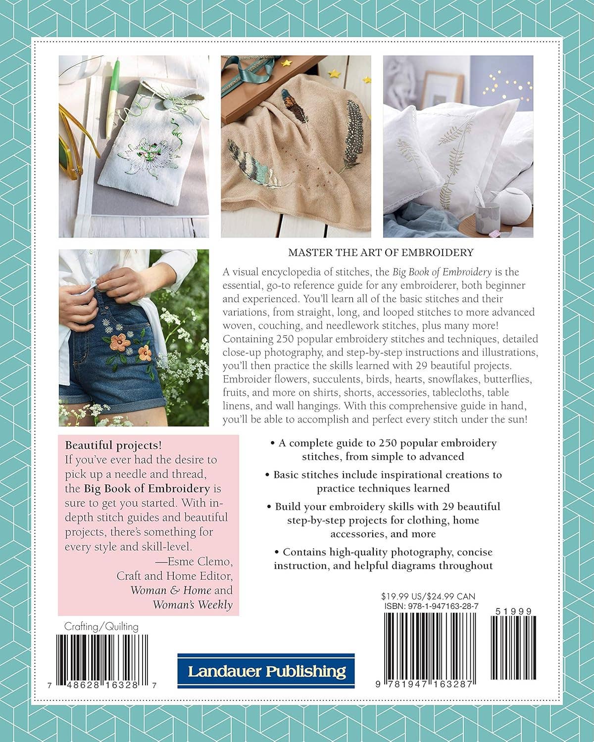 The Big Book of Embroidery 250 Stitches & 29 Projects