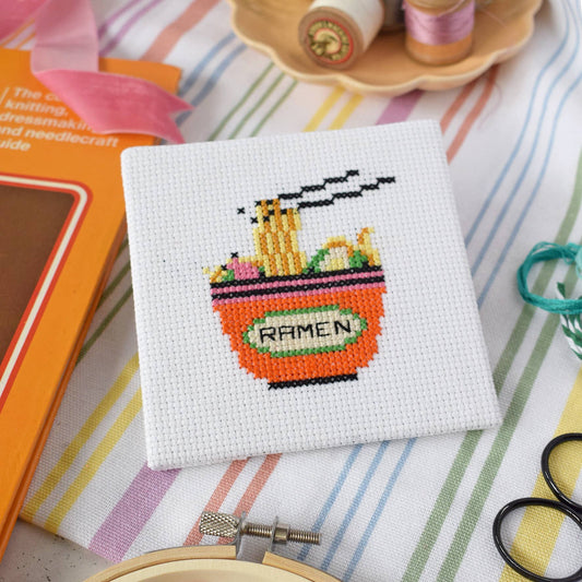 Ramen Mini Cross Stitch Kit
