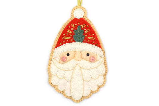 Santa Claus Felt Ornament Kit