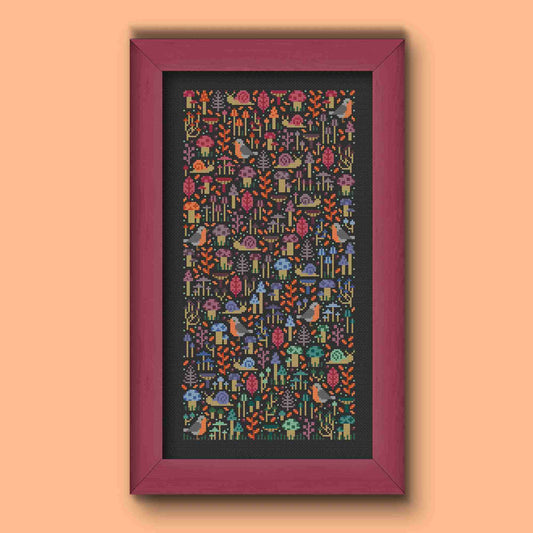 Fungi Garden Pattern