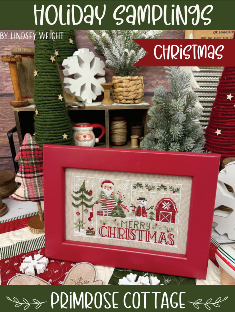 Holiday Samplings Christmas Pattern by Primrose Cottage Stitches