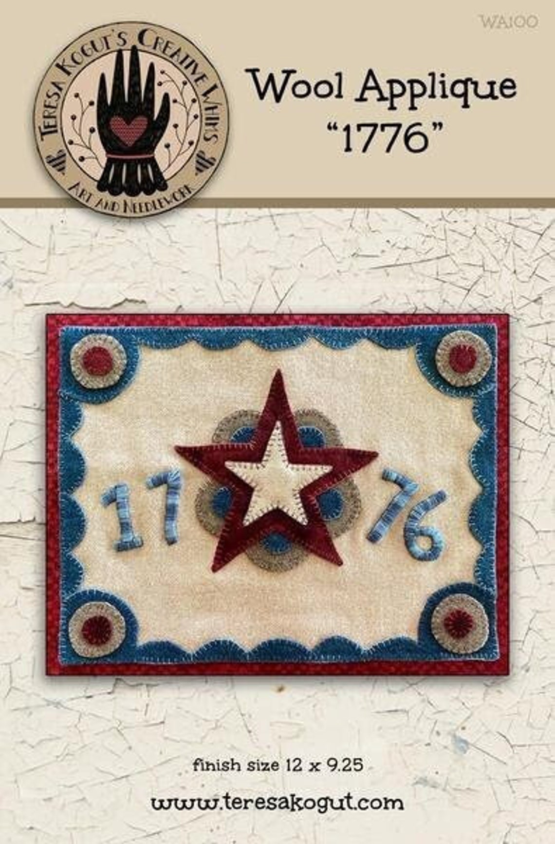 1776 Wool Applique Pattern