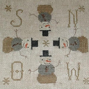 Dirty Snowmen Pattern