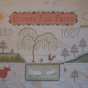 Brown Egg Farm Pattern