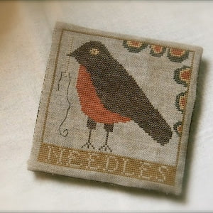 Folk Bird Needlebook Pattern
