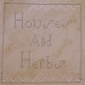 Houses and Herbs Pattern