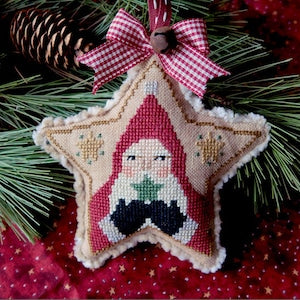 Santa Star Ornament Pattern
