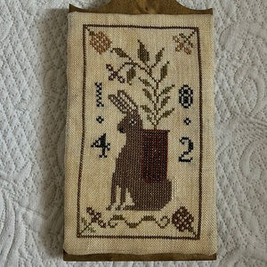 1842 Folk Rabbit Pattern
