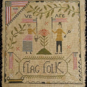 Flag Folk Pattern