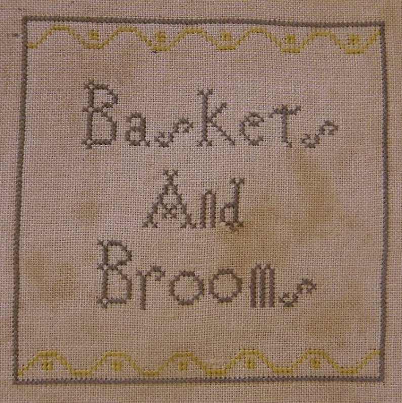 Baskets and Brooms Pattern
