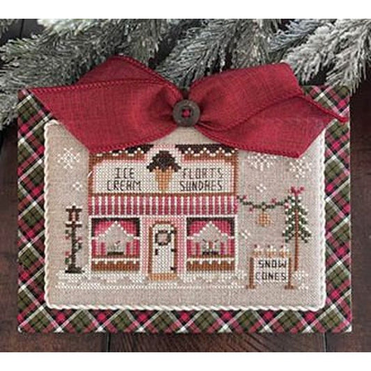 Hometown Holiday Ice Cream Shop Pattern