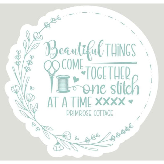 Beautiful Things Sticker Blue