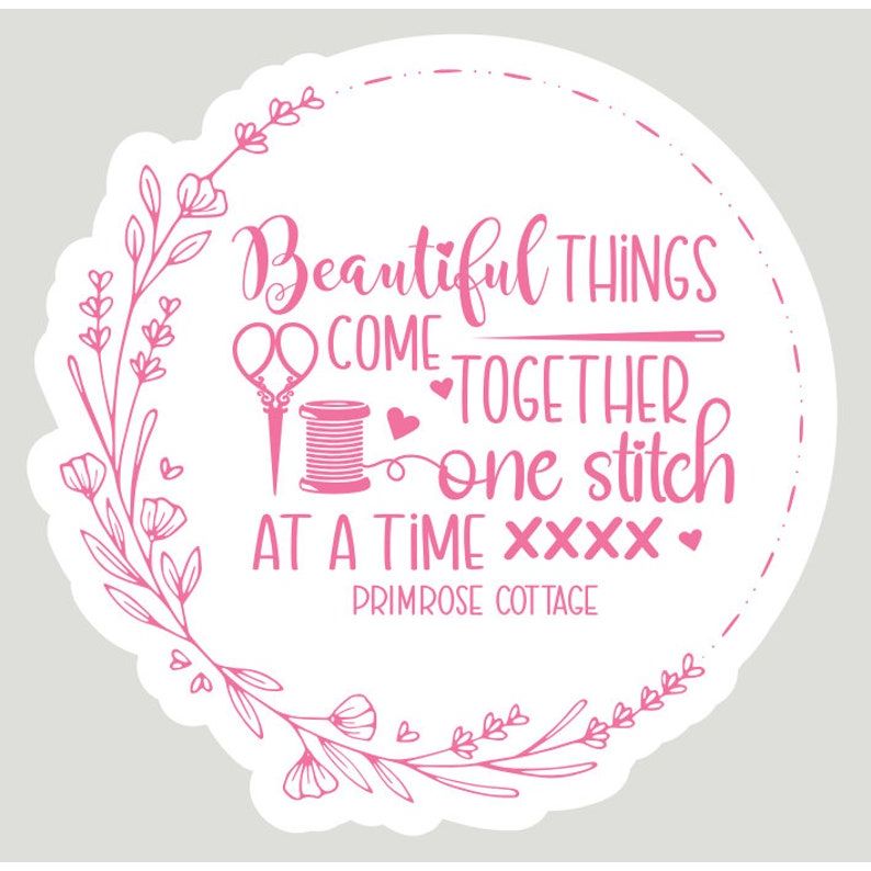 Beautiful Things Sticker Pink