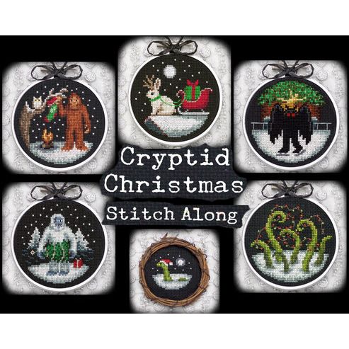 Cryptid Christmas Pattern