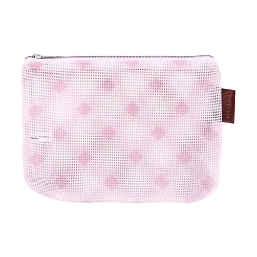 Peony Plaid Mini Project Bag 6.5" x 9"