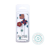 Pin Mini Patriotic Pinwheel