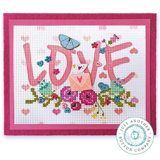 Hearts and Flowers Perforated Paper Kit